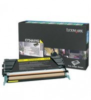 Original Lexmark 0C734A1YG Yellow Toner Cartridge